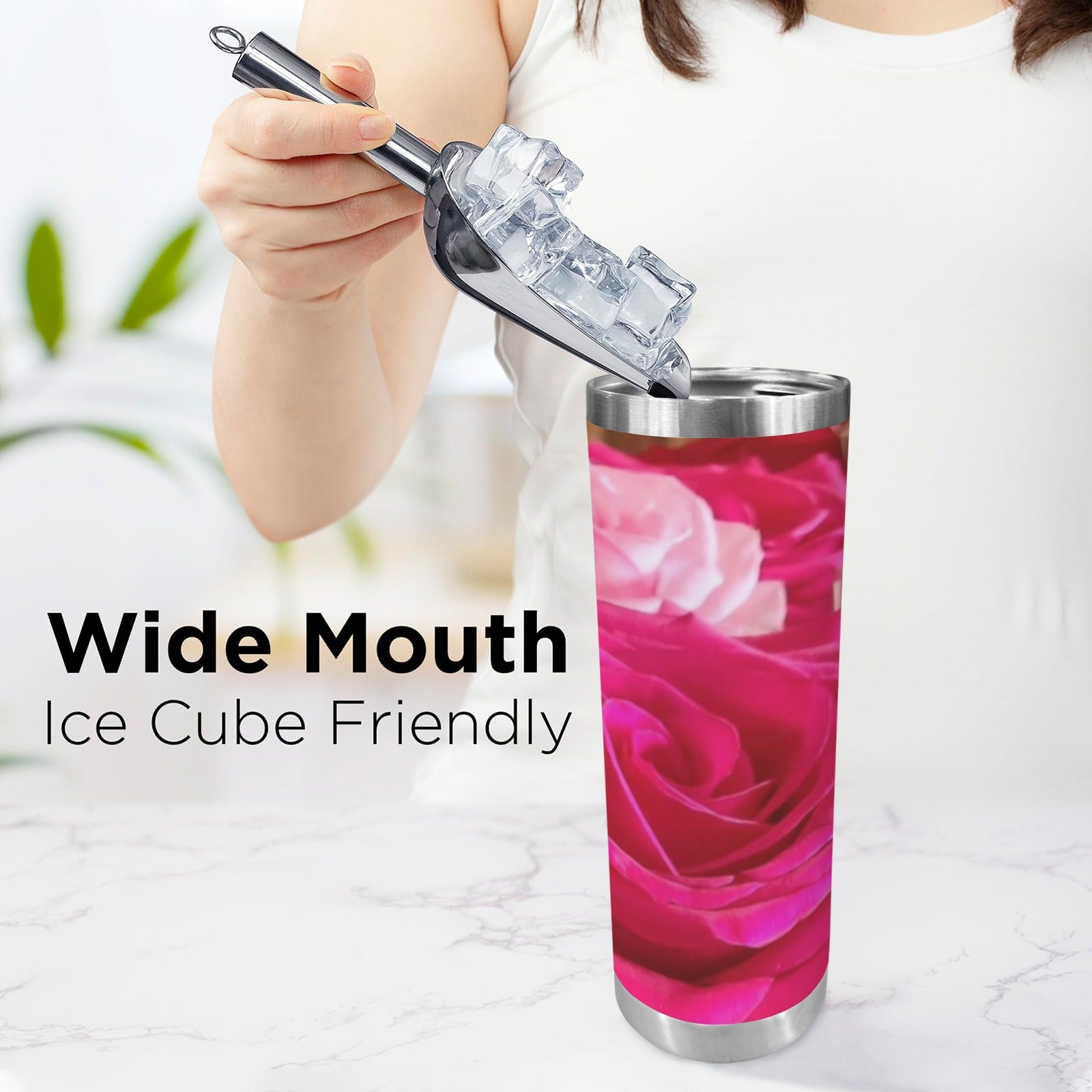 Tumbler 600ml Insulated Water Bottle with Chug Cap